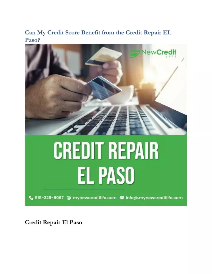 can my credit score benefit from the credit