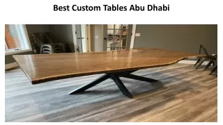 best custom tables abu dhabi