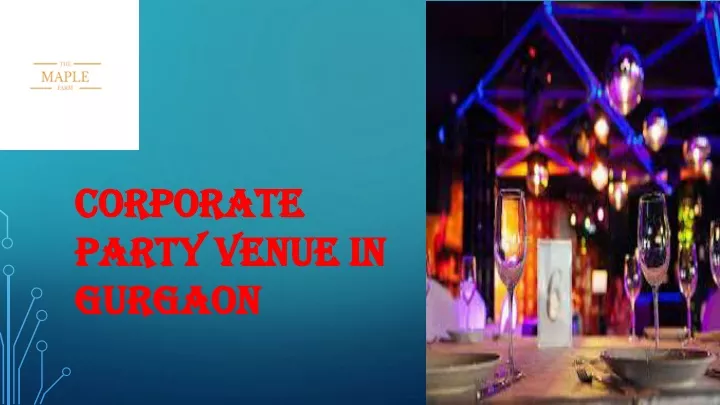 corporate party venue in gurgaon