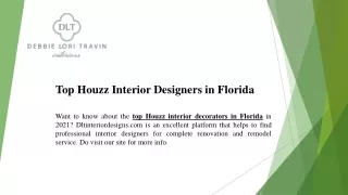 Top Houzz Interior Designers in Florida  Dltinteriordesigns.com