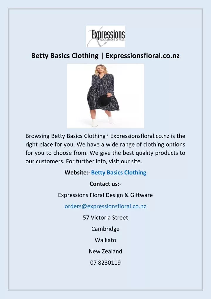 betty basics clothing expressionsfloral co nz