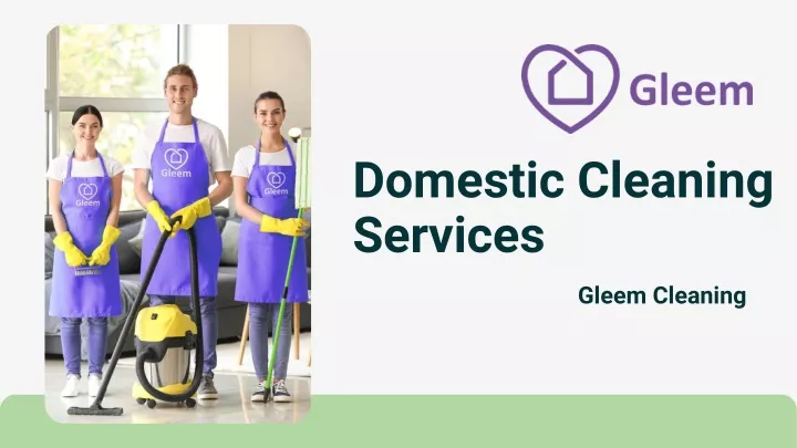 domestic cleaning services