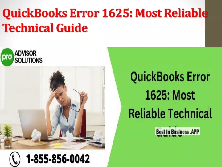 quickbooks error 1625 most reliable technical guide