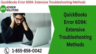 quickbooks error 6094 extensive troubleshooting methods