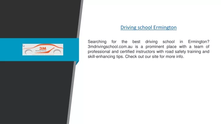 driving school ermington