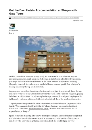 get the best hotels accommodation at shaqra with