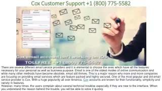 cox customer support 1 800 775 cox customer