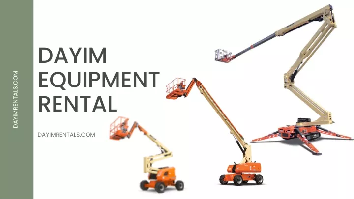 dayim equipment rental