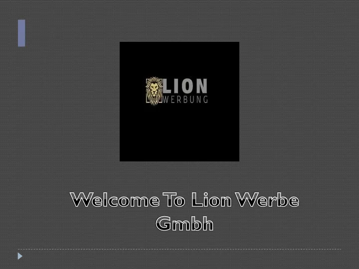 welcome to lion werbe gmbh