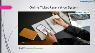 online ticket reservation system