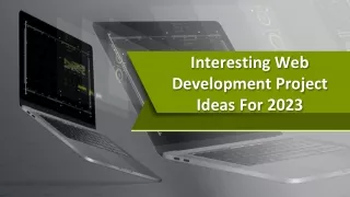 Interesting Web Development Project Ideas For 2023