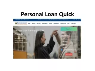 personal loan quick