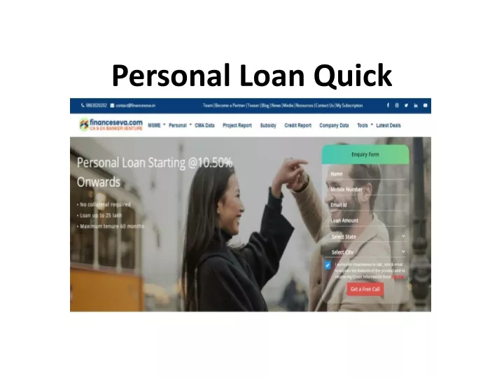 personal loan quick