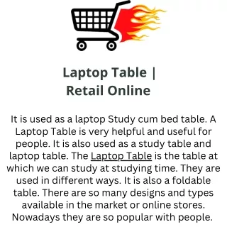 _Laptop Table  Retail Online