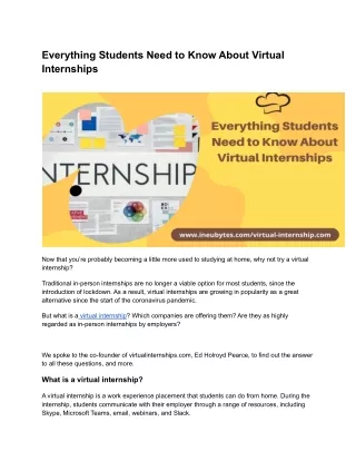 Everything Students Need to Know About Virtual Internships (1)