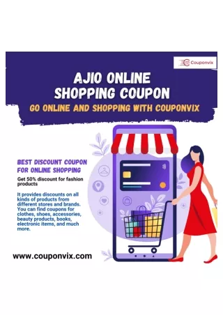 Ajio Online Shopping Coupon  (Couponvix)