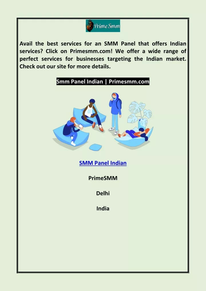 avail the best services for an smm panel that