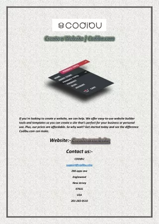 if you re looking to create a website we can help