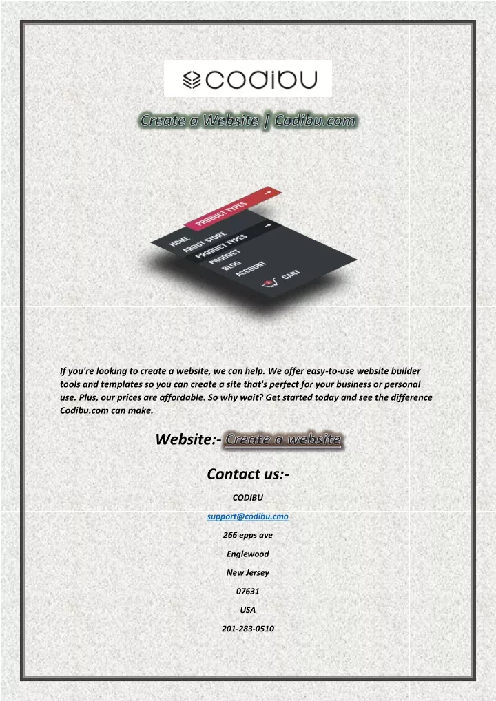 if you re looking to create a website we can help