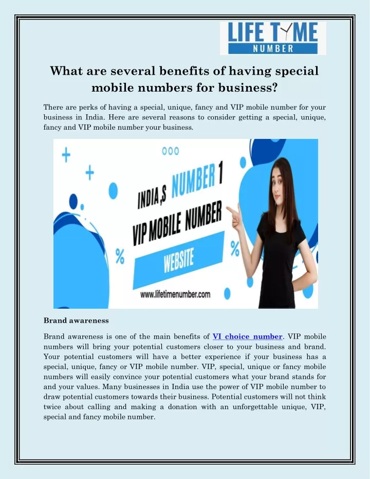 what are several benefits of having special