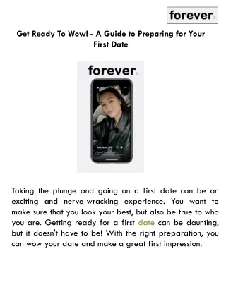 get ready to wow a guide to preparing for your