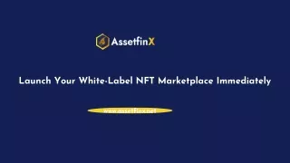 launch your white label nft marketplace