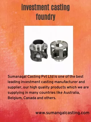 investment casting