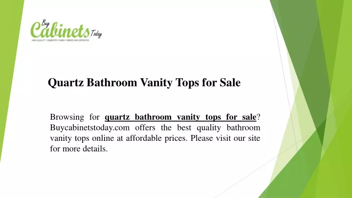 quartz bathroom vanity tops for sale