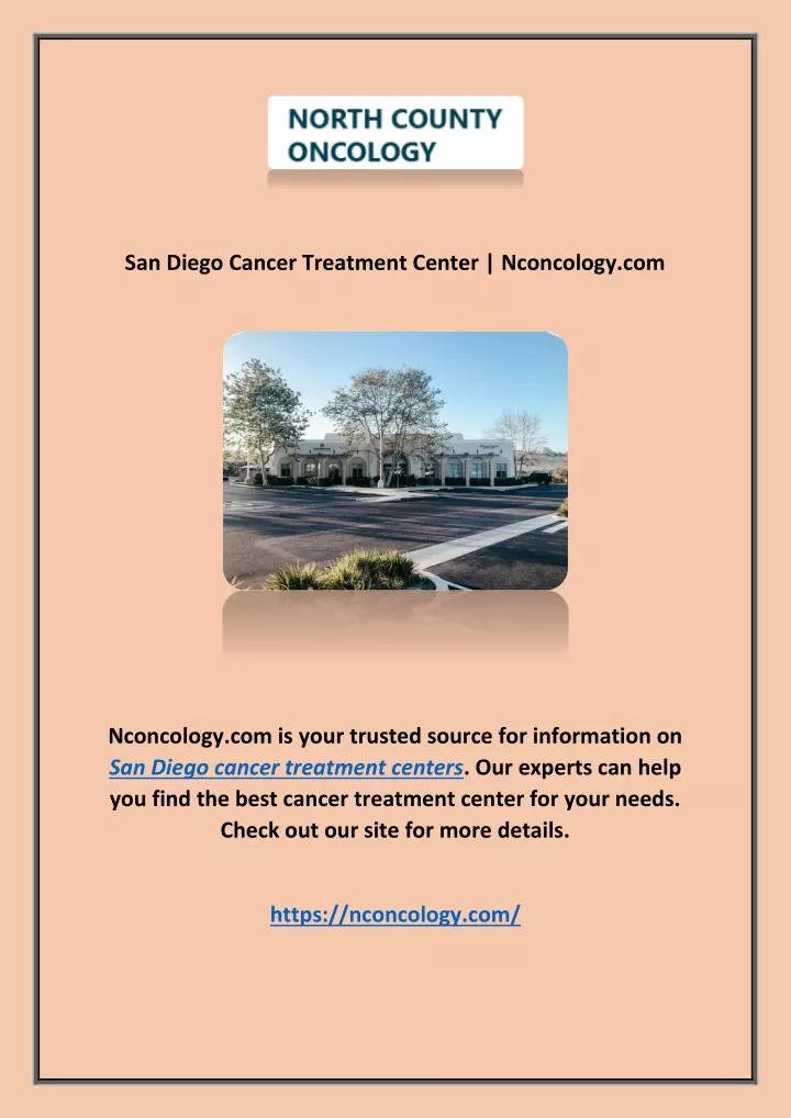 san diego cancer treatment center nconcology com