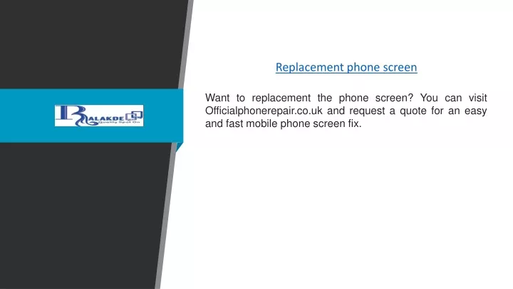 replacement phone screen