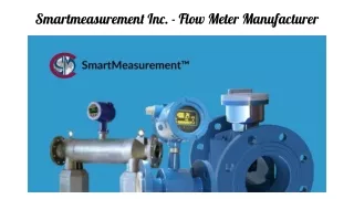 Smartmeasurement Inc. - Flow Meter Manufacturer