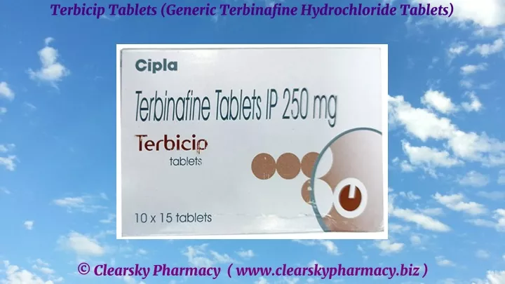 terbicip tablets generic terbinafine