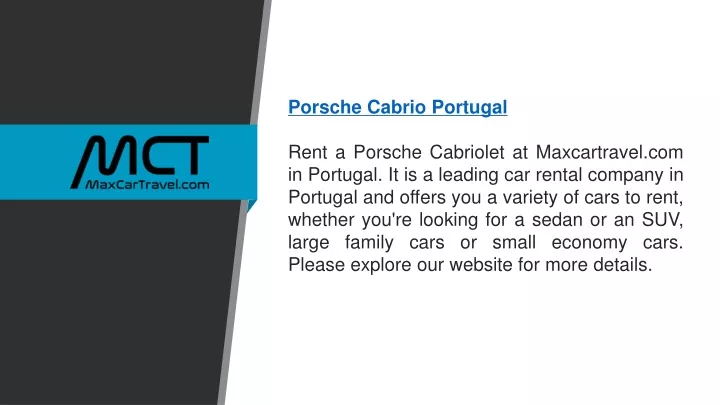 porsche cabrio portugal rent a porsche cabriolet