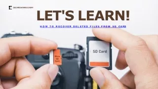 SD Card Data Recovery Software