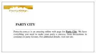 Party City  Partycity.com.cy
