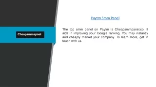 paytm smm panel