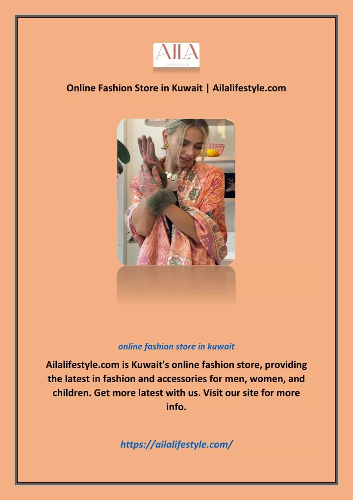 online fashion store in kuwait ailalifestyle com