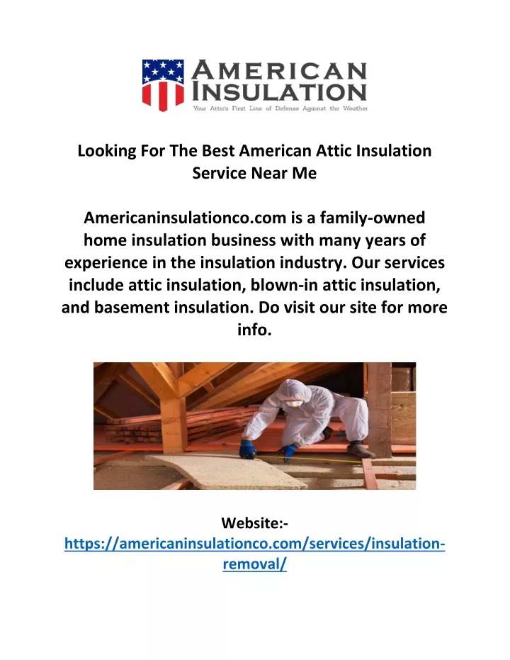 looking for the best american attic insulation