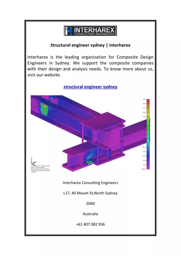 structural engineer sydney interharex