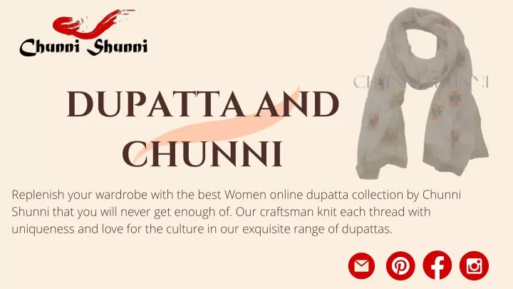 dupatta and chunni
