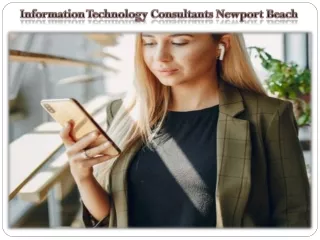 Information Technology Consultants Newport Beach