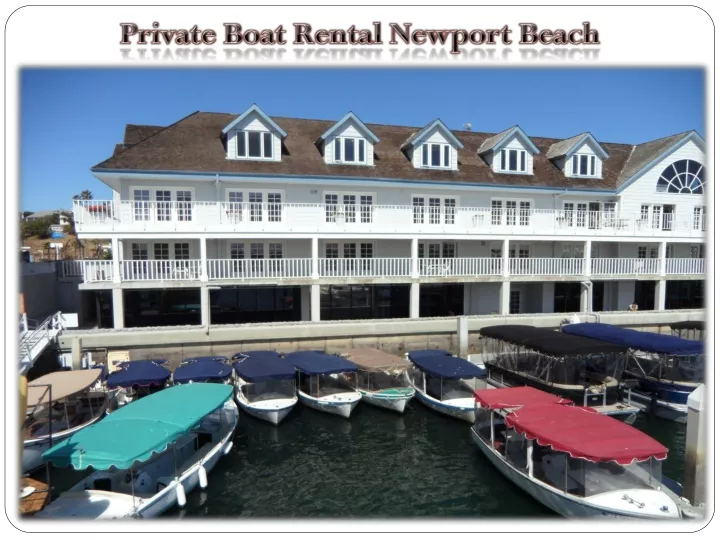 private boat rental newport beach