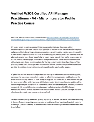verified wso2 certified api manager practitioner