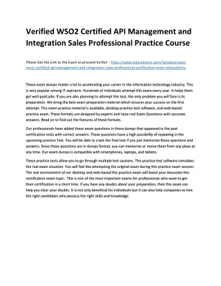 verified wso2 certified api management
