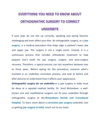 if your jaws do not line up correctly speaking