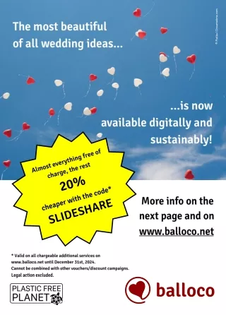Balloon cards for balloon release on weddings etc. by balloco | 20% off