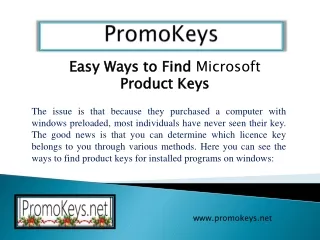 promokeys