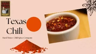Texas Chili Spices