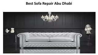 Best Sofa Repair Abu Dhabi
