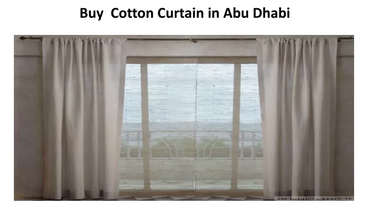 buy cotton curtain in abu dhabi